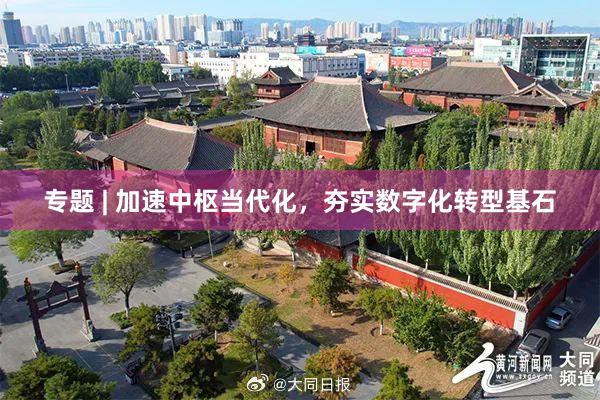 专题 | 加速中枢当代化，夯实数字化转型基石