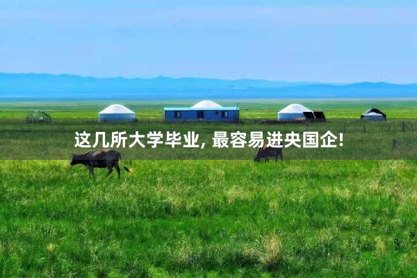 这几所大学毕业, 最容易进央国企!