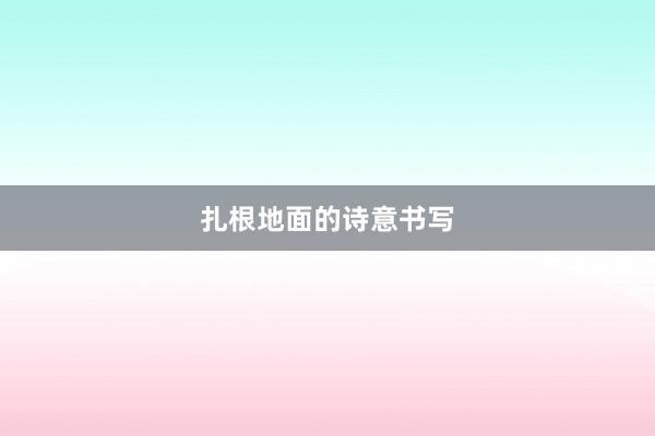 扎根地面的诗意书写