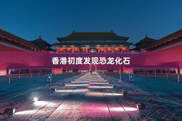香港初度发现恐龙化石