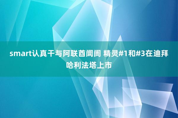 smart认真干与阿联酋阛阓 精灵#1和#3在迪拜哈利法塔上市